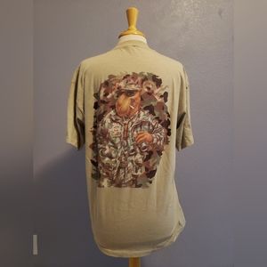 Vintage Camel Cigarettes camo shirt, XL